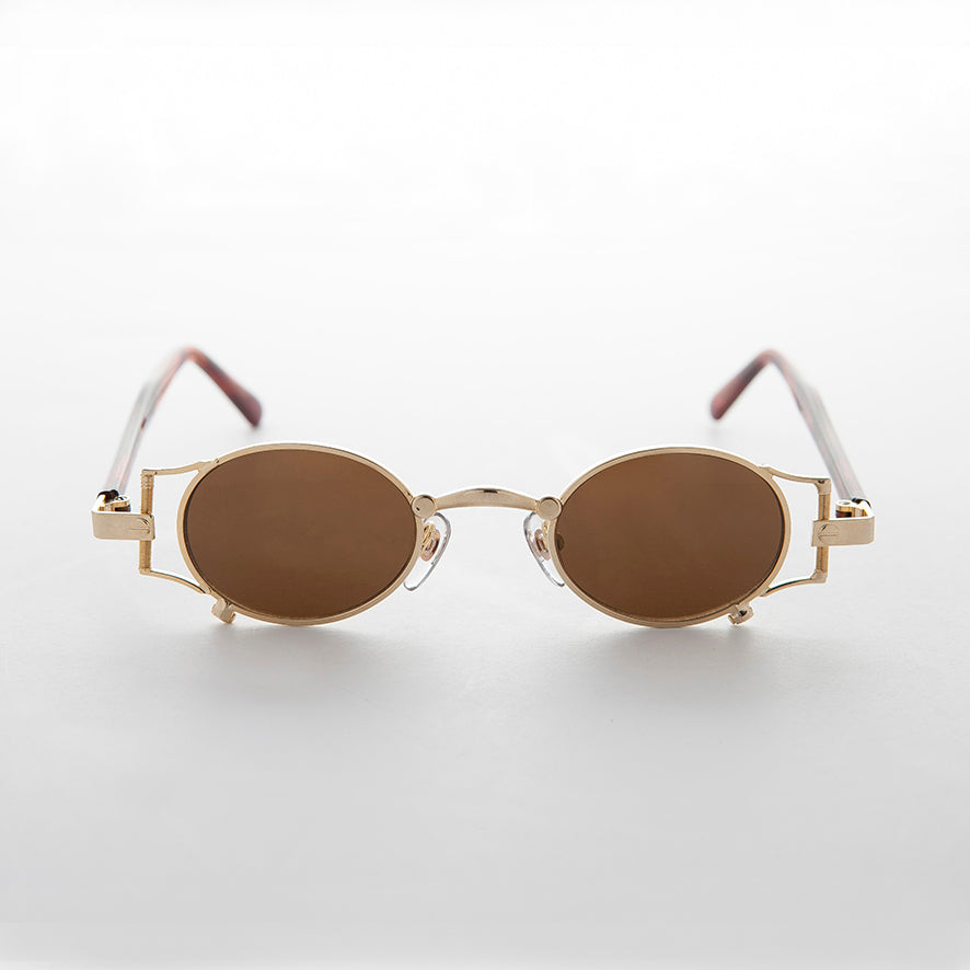 Oval Victorian Rare Steampunk Sunglass - Ada