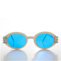 Industrial Oval 90s Vintage Sunglasses - Alavian