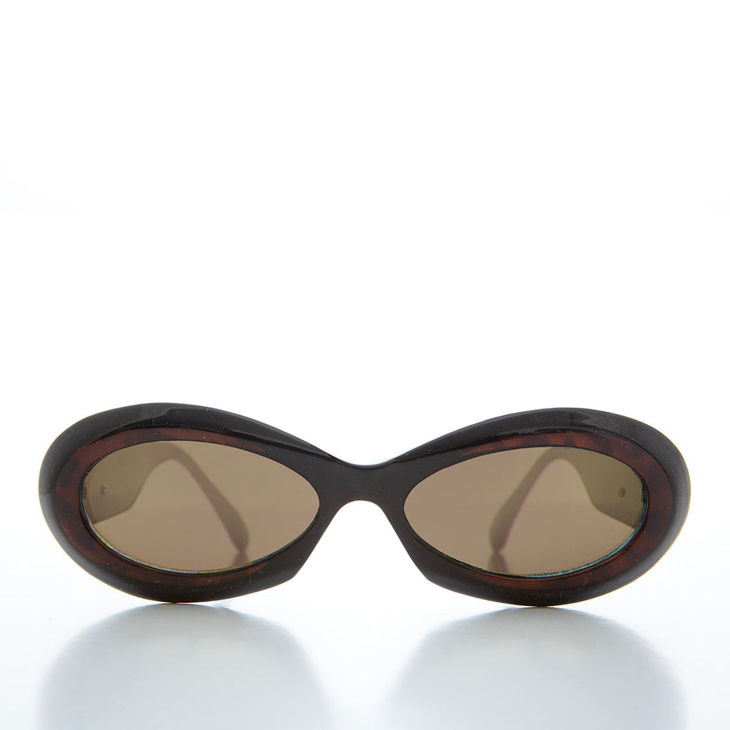 Classic Chunky Oval Women's Sunglasses - Alicia