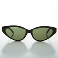Punk Rocker Oval Cat Eye Vintage Women's Sunglass - Audrey