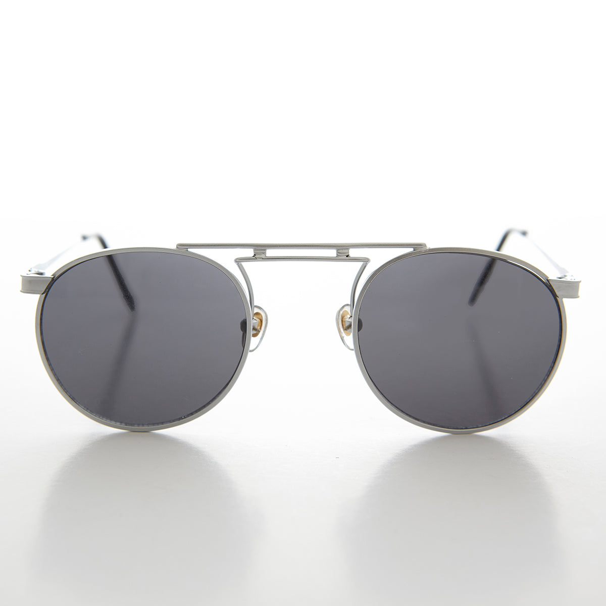 Round Art Deco Vintage Sunglasses - Aztec