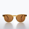 Amber Polarized Square Sunglass - Benson