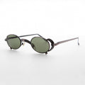 90s Oval Goth Steampunk Vintage Sunglass - Byron