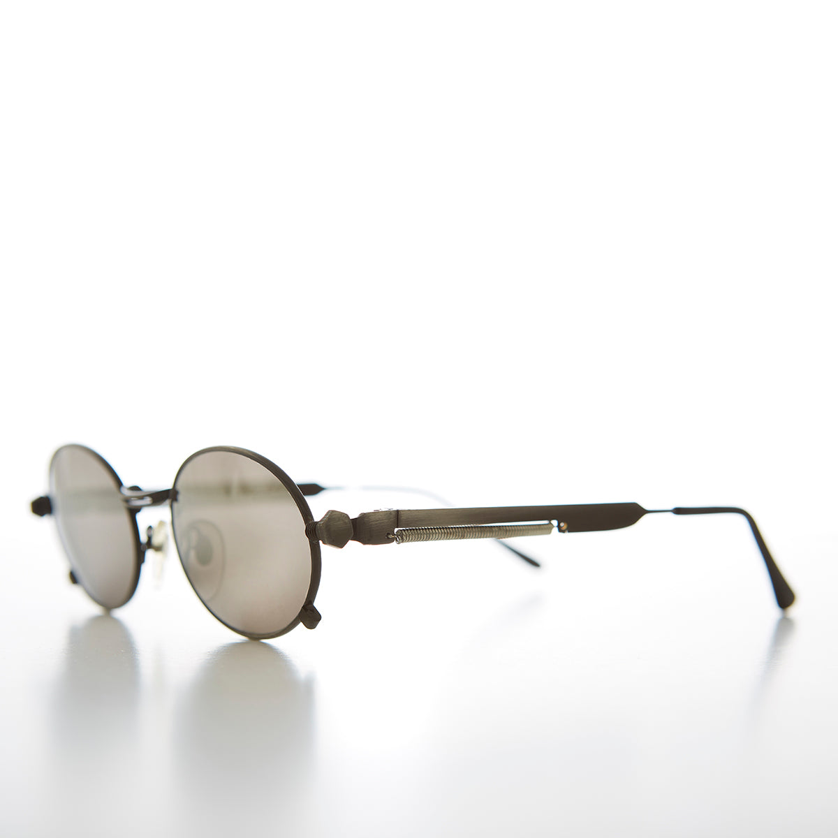 Metal Vintage Sunglass with Coil Temples - Corp