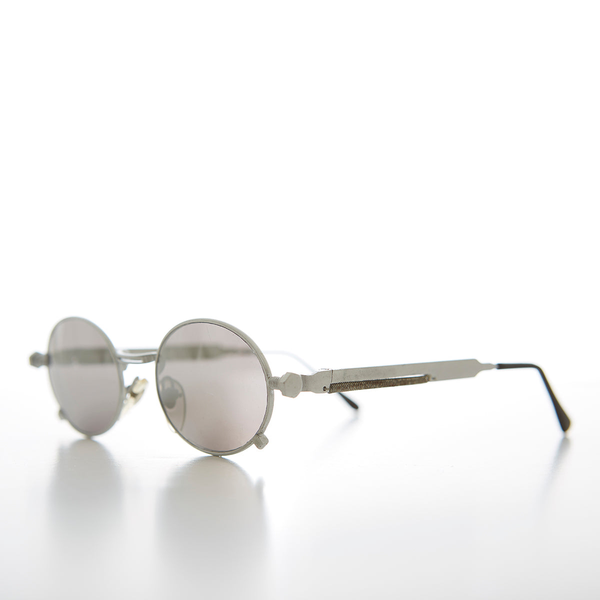 Metal Vintage Sunglass with Coil Temples - Corp