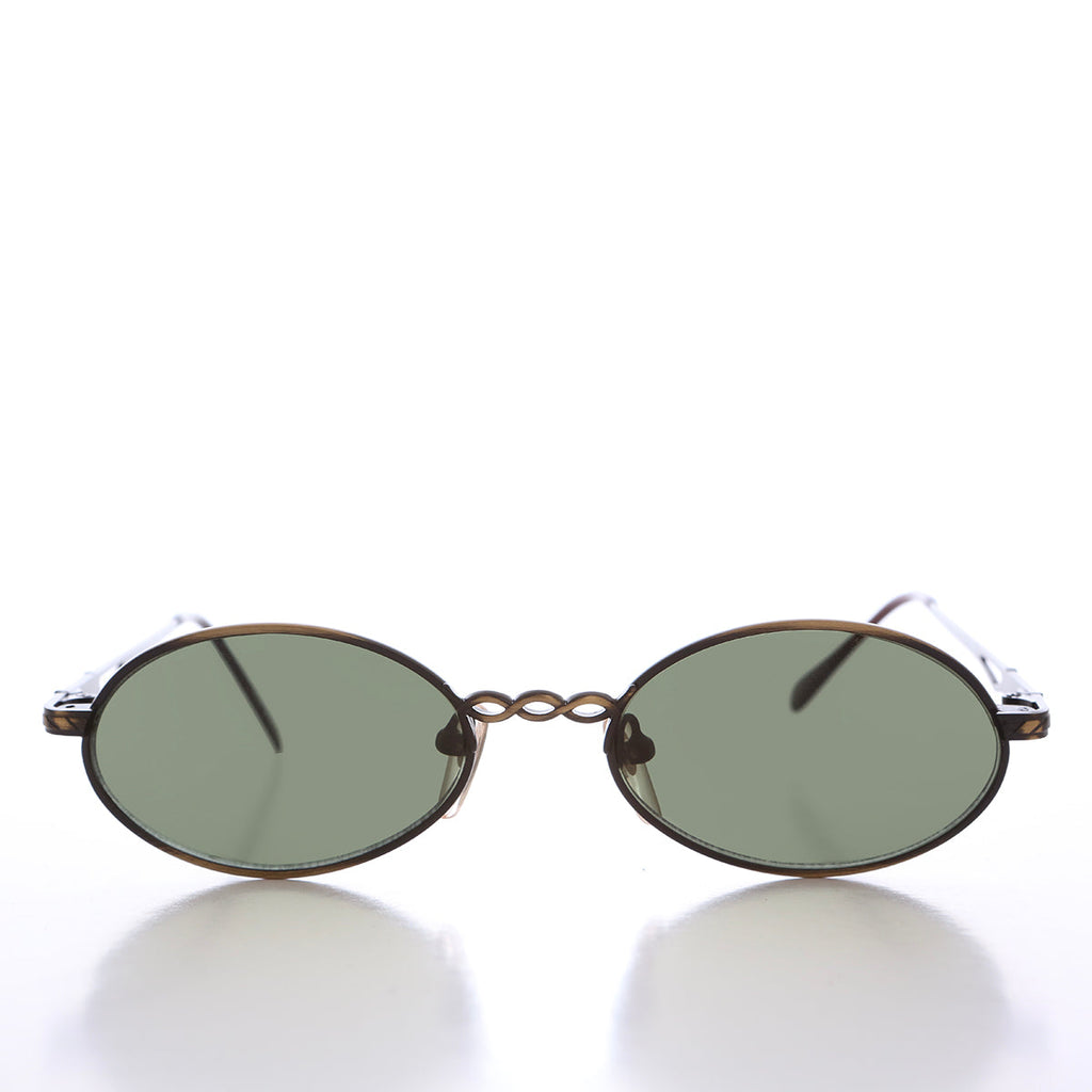 90s Fancy Oval Sunglasses - Fairburn