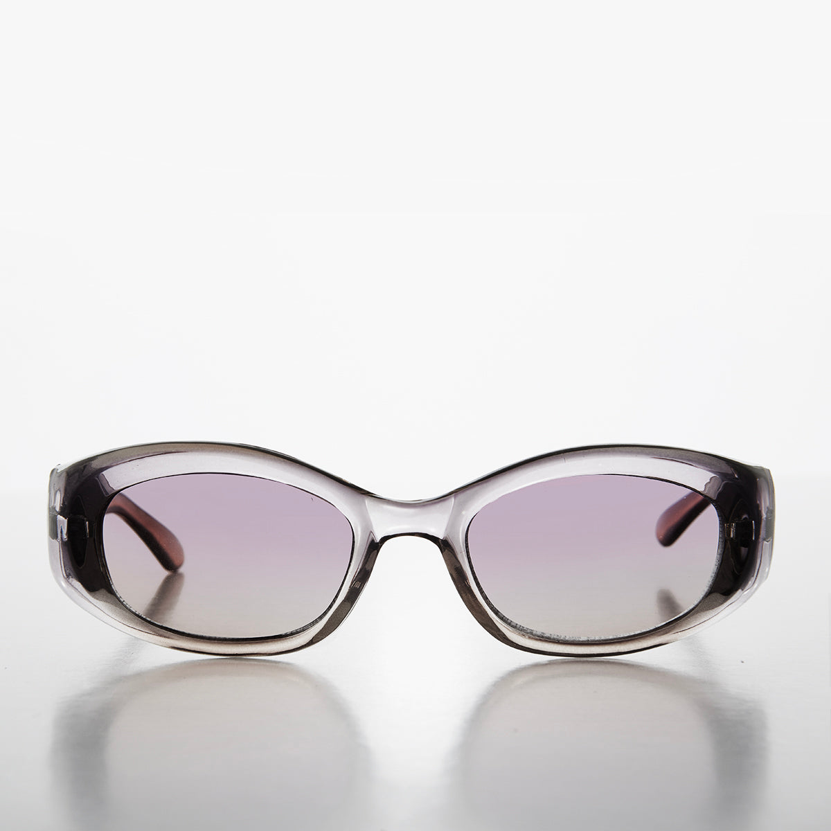 Color Lens Sleek Cat Eye Vintage Sunglasses - Flavia
