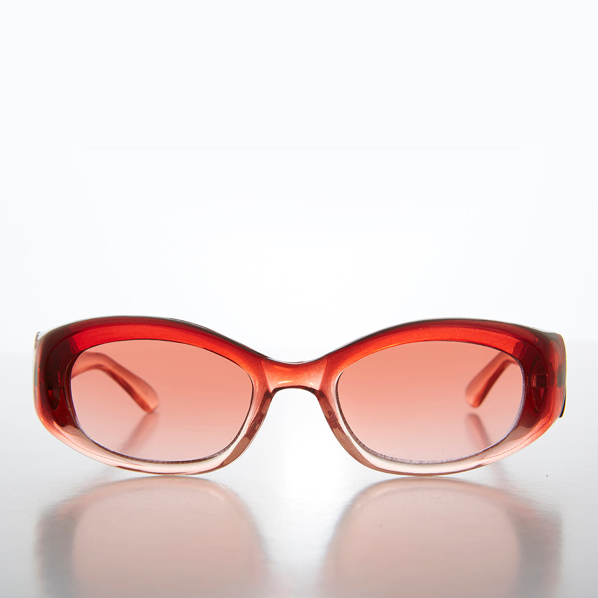 Color Lens Sleek Cat Eye Vintage Sunglasses - Flavia