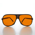 Very 80s Amber Lens Aviator Sunglass  - Gondor