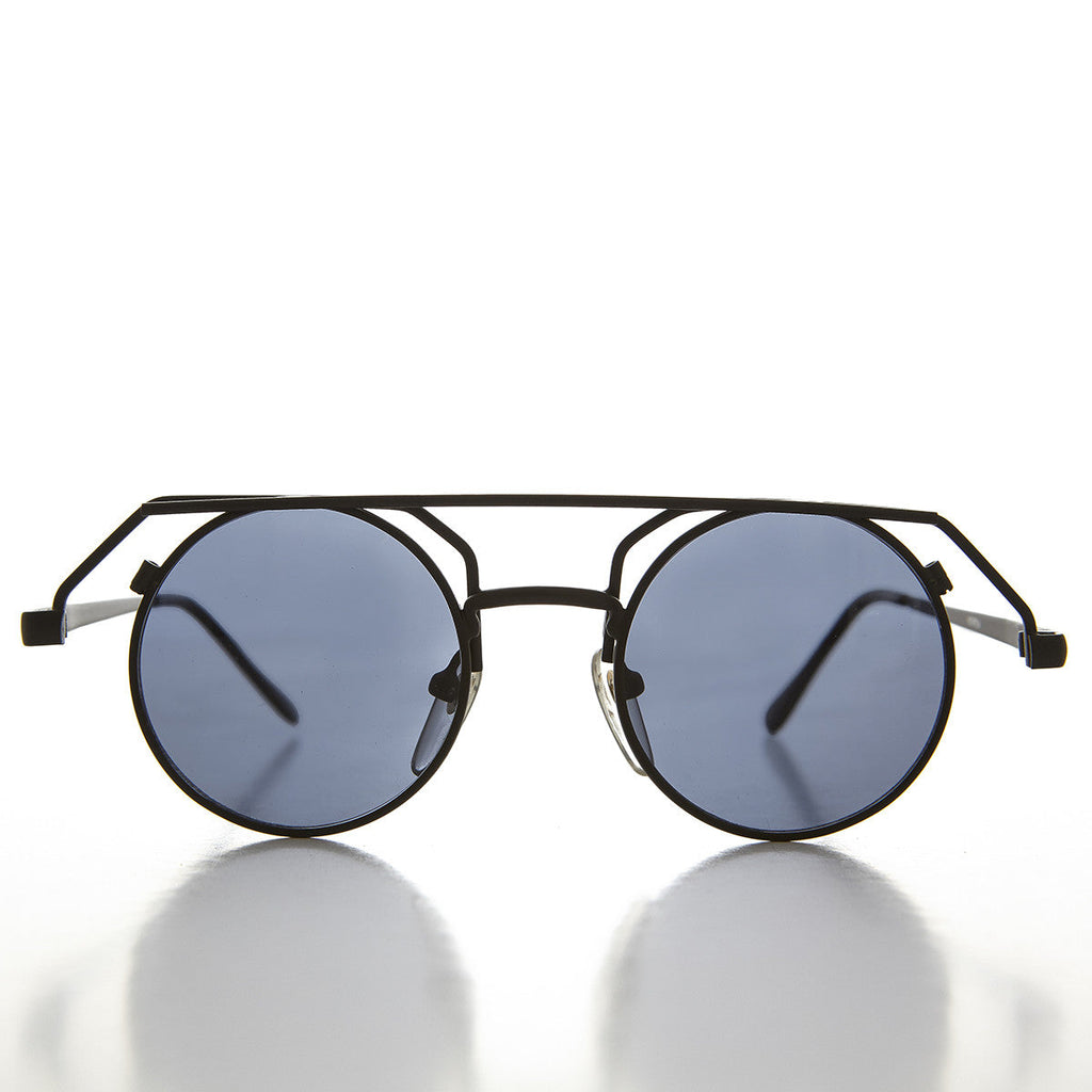90s Round Steampunk Goth Vintage Sunglass - Joker