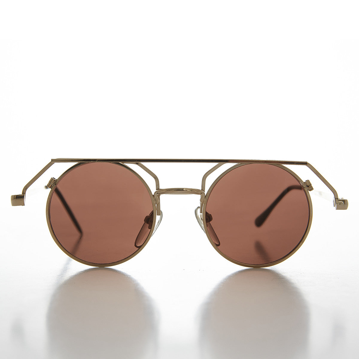 90s Round Steampunk Goth Vintage Sunglass - Joker