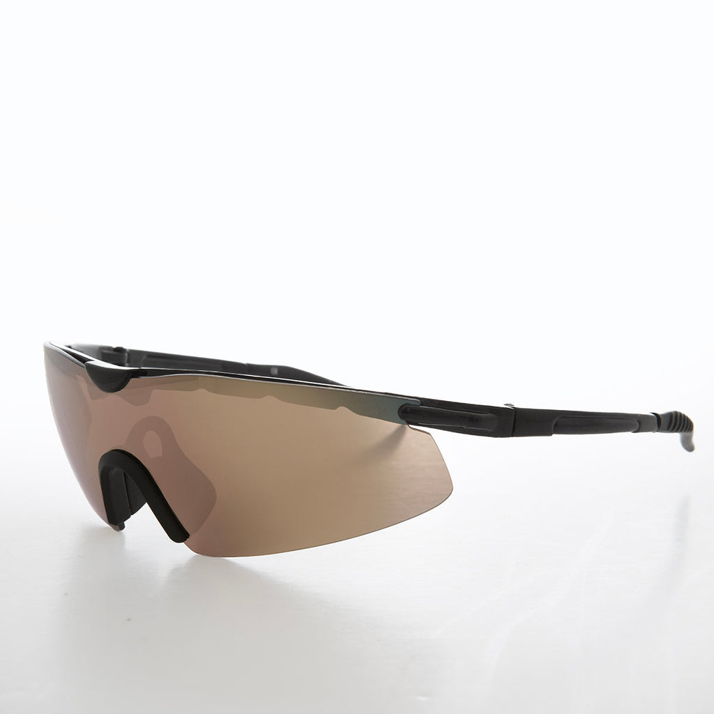 Reflective Wraparound Vintage y2k Unisex Sunglasses - Jord