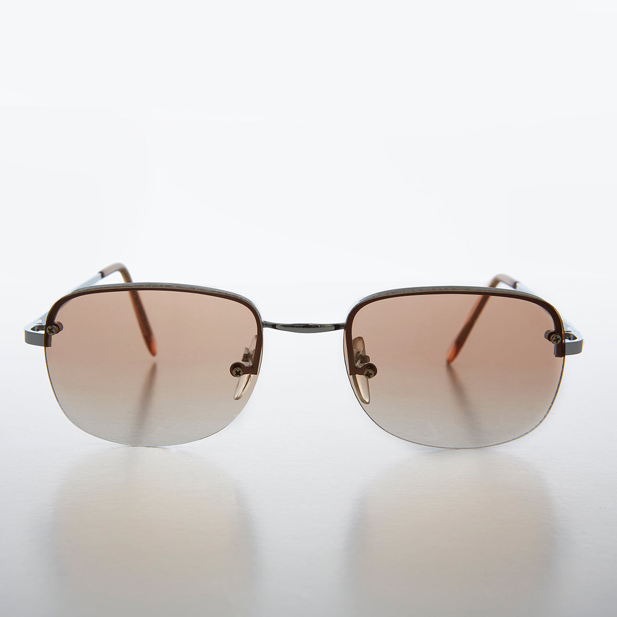 Color Tinted Rimless 90s Vintage Sunglass - June