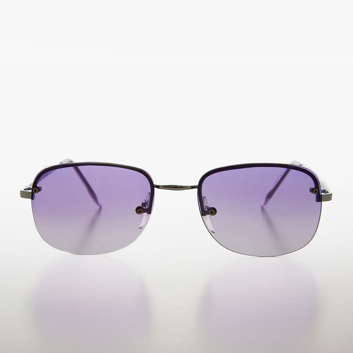 Color Tinted Rimless 90s Vintage Sunglass - June
