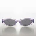 Edgy Rectangular Iridescent Vintage Sunglass - Kaile