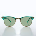 Classic Half Frame Vintage Sunglasses - Nowels