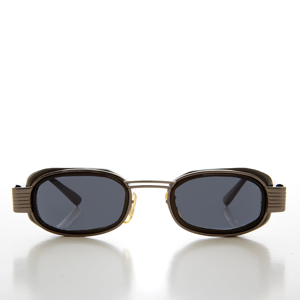 Rectangular Sunglass with Goggle Rim - Paymer