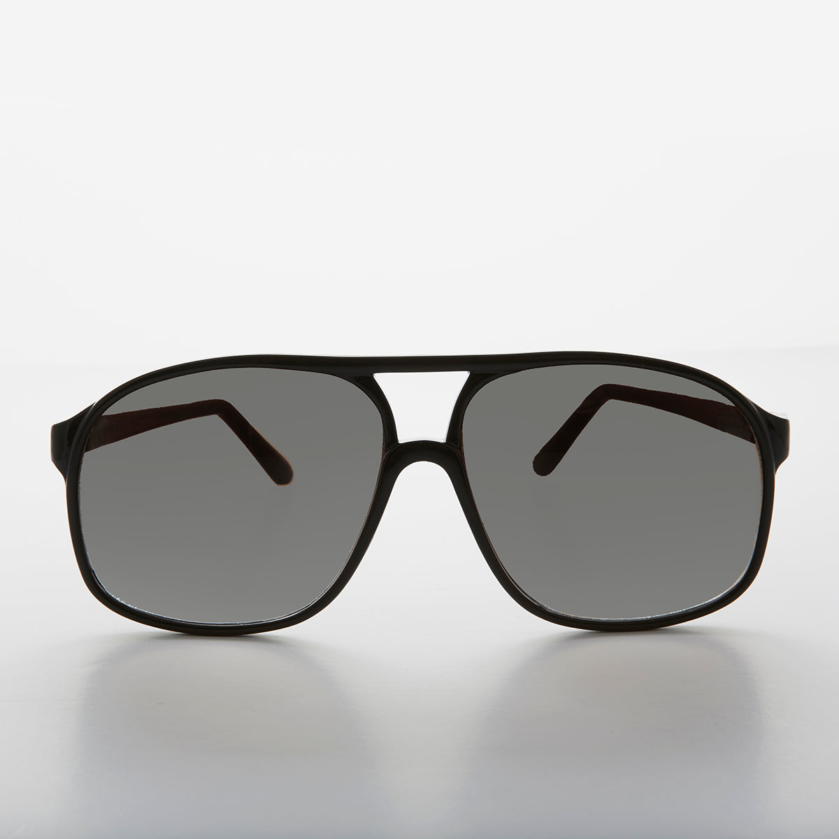 Oversized Square Polarized Lens Pilot Vintage Sunglasses - Razor