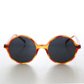 Perfect Circle Round Vintage Mod Sunglasses - Ira