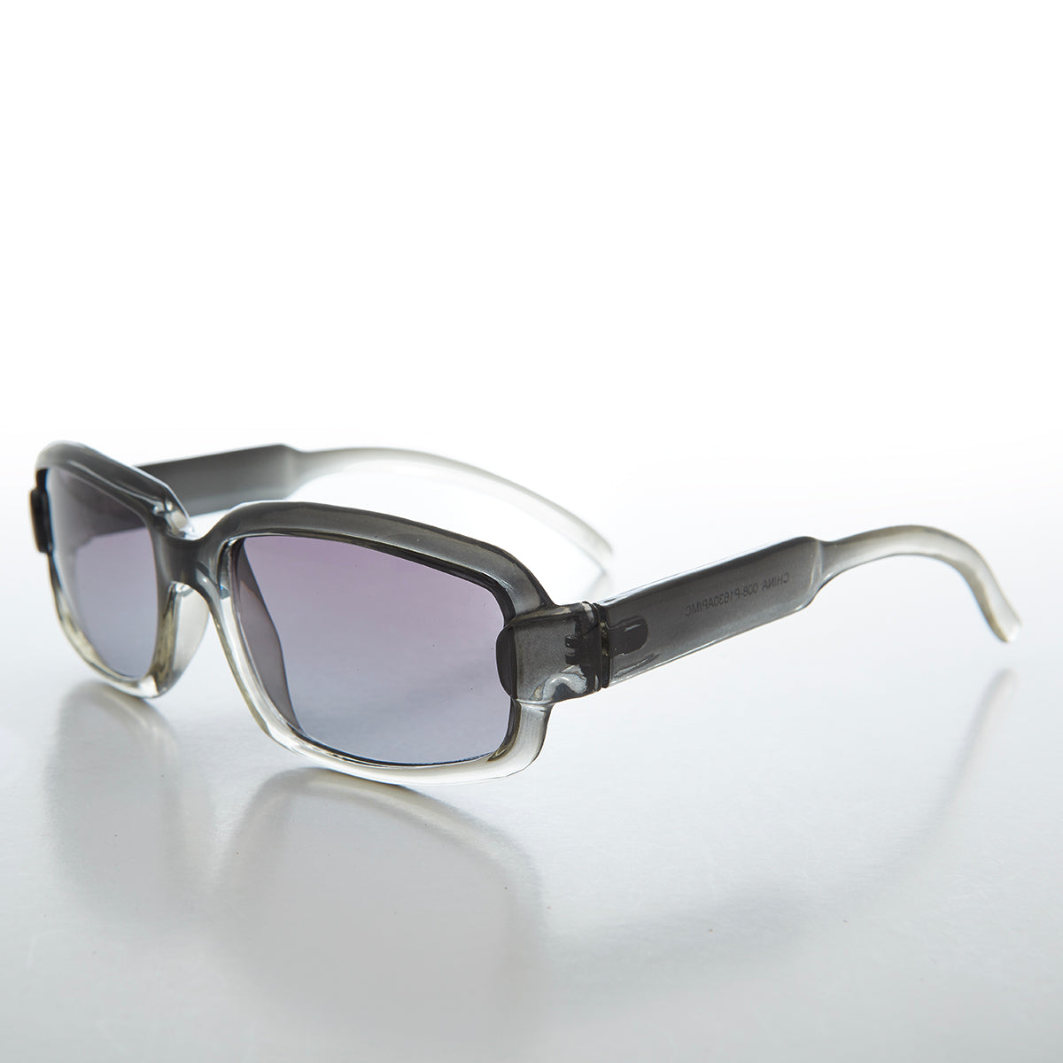 Colorful Rectangle Frame Vintage Sunglasses - Talley