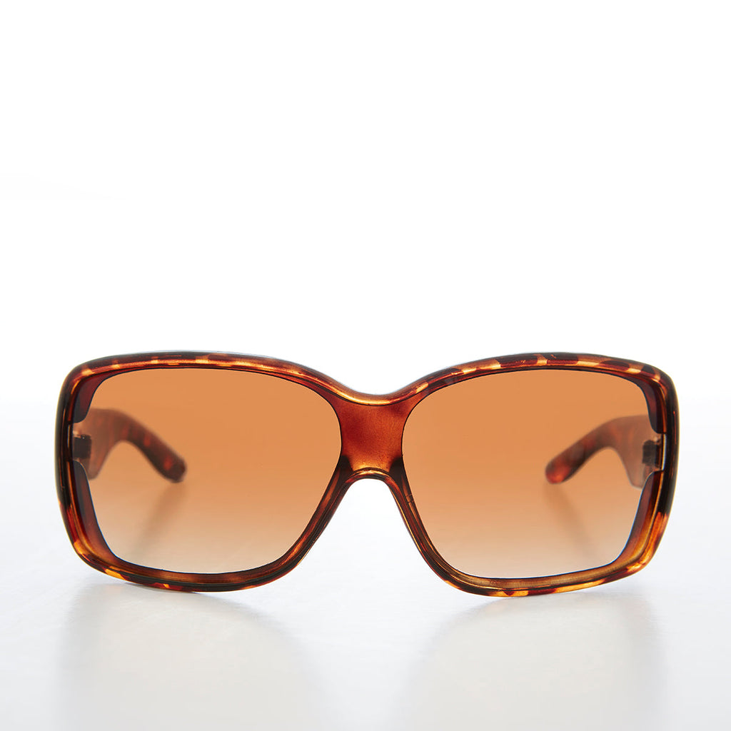 Big Wrap Around Vintage Sunglasses - Teela