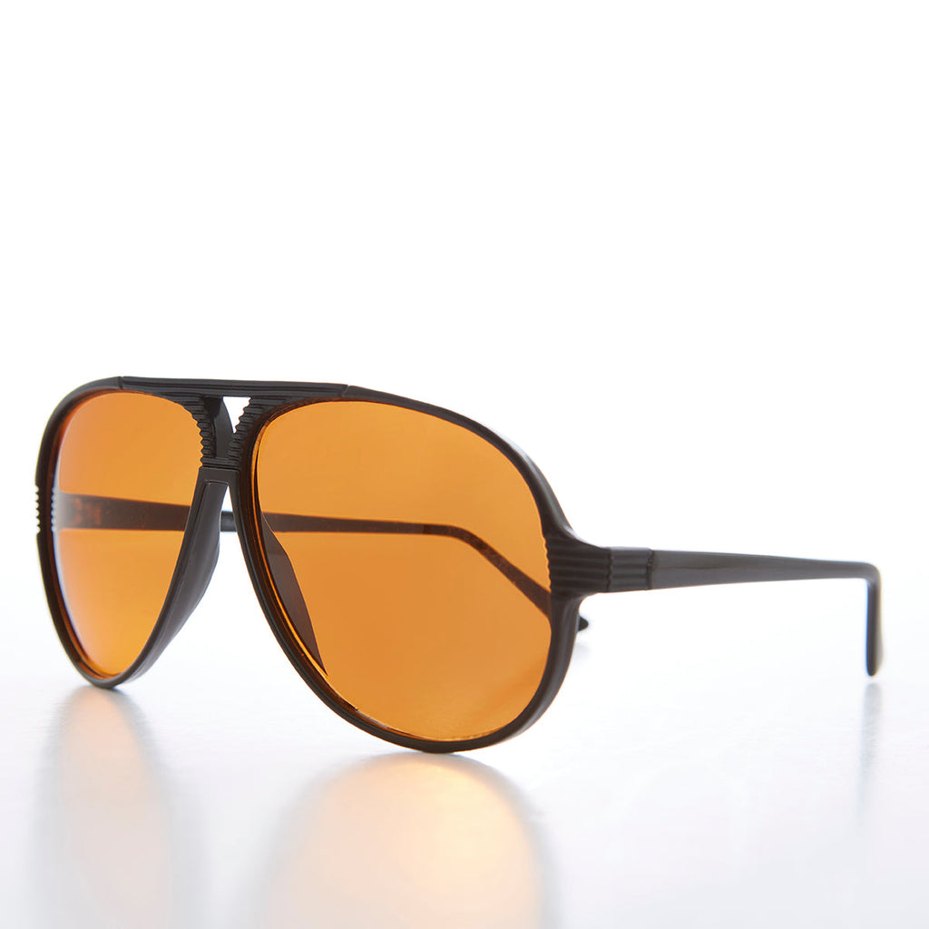 Retro Amber Lens Aviator - Tuner