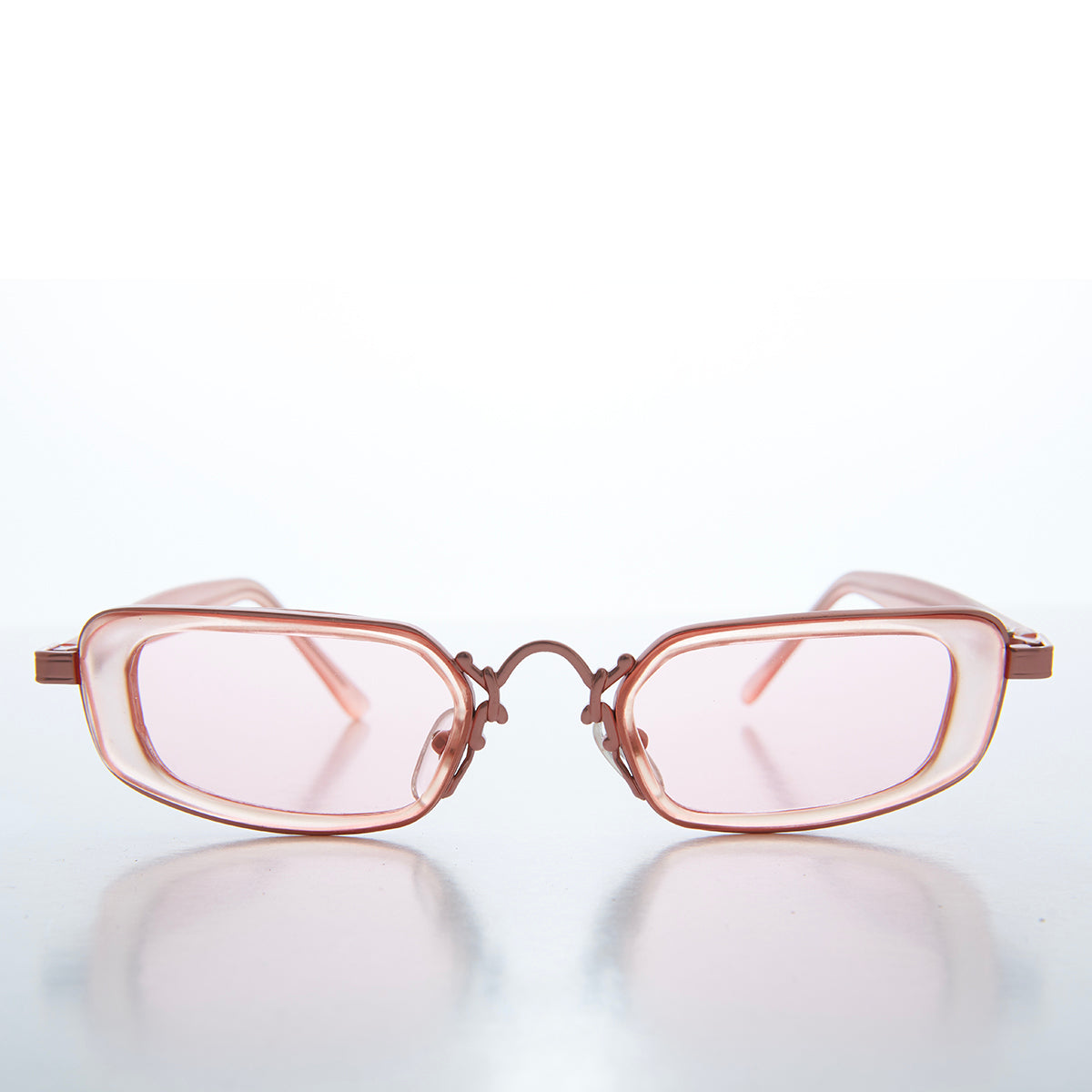 Colorful Rectangle Vintage Sunglasses - Wiggins